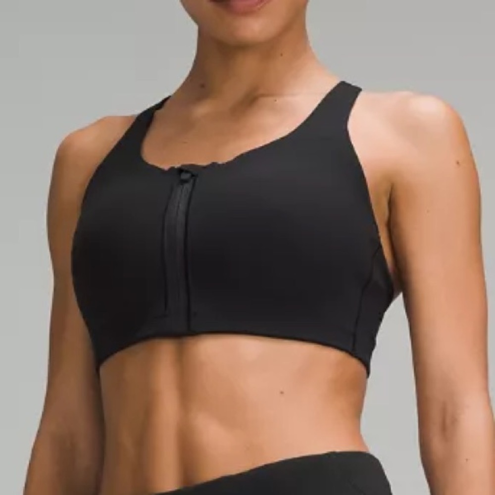 Lululemon Athletica Black Sleeveless Bustier Crop Top new without tag